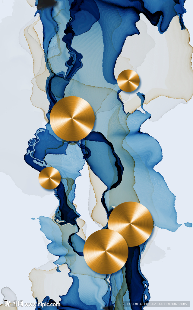 装饰画水墨抽象玄关电视背景墙素