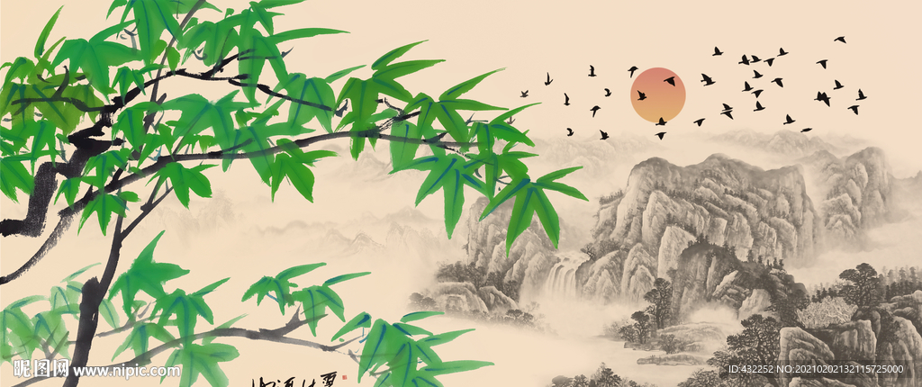 水墨山水