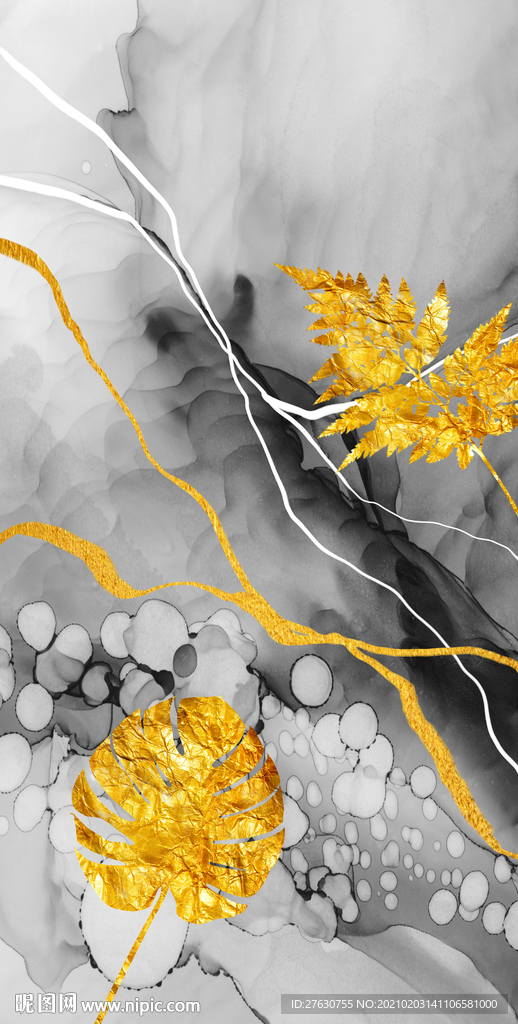 玄关抽象装饰画