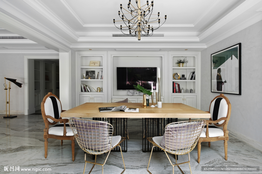 岩板瓷砖空间效果图