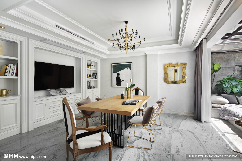 岩板瓷砖空间效果图