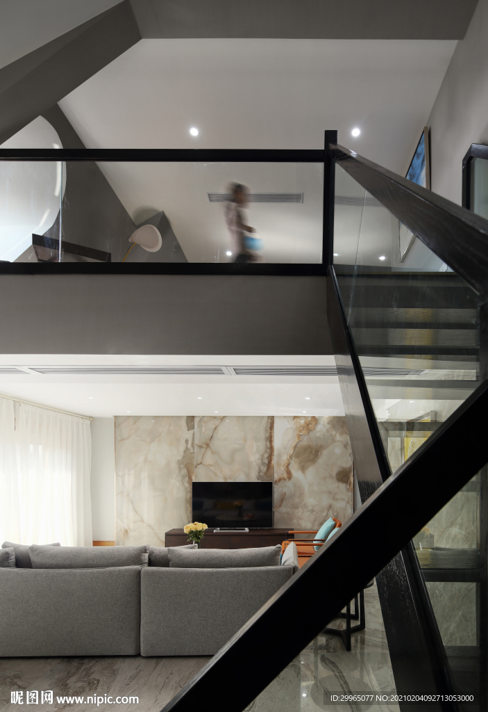 岩板瓷砖空间效果图