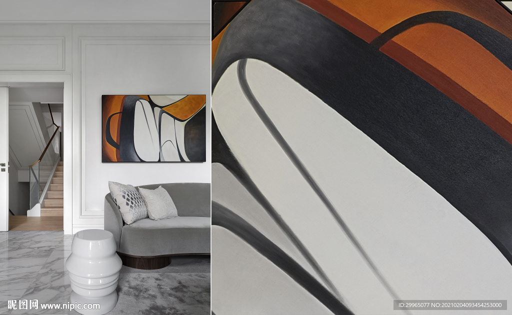 岩板瓷砖空间效果图