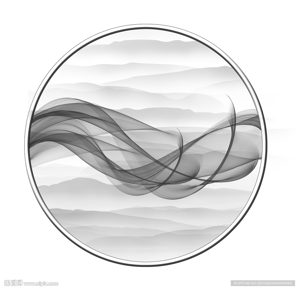 圆形软膜灯箱画