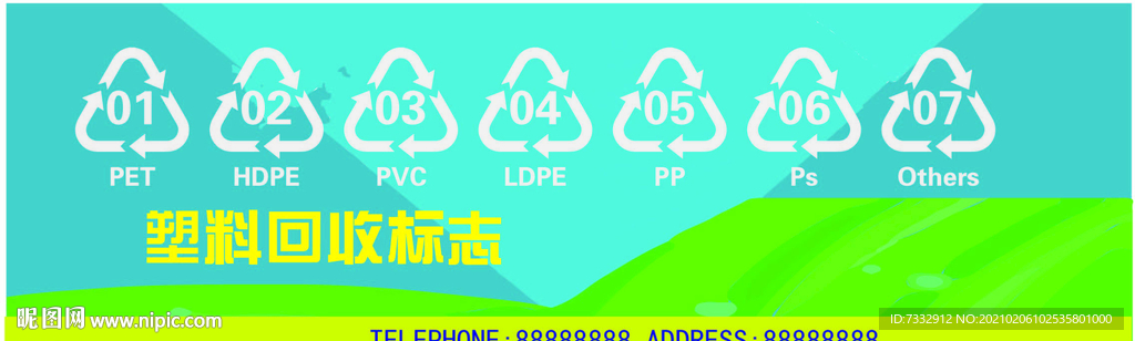 塑料回收标识