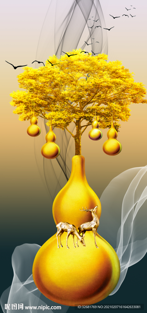 金葫芦 五福临门