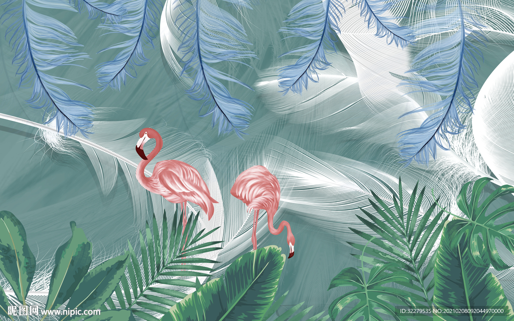 现代 奢华装饰画 文件分层画