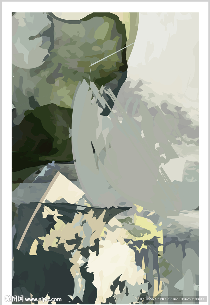 抽象画