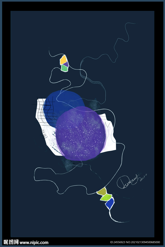 抽象画