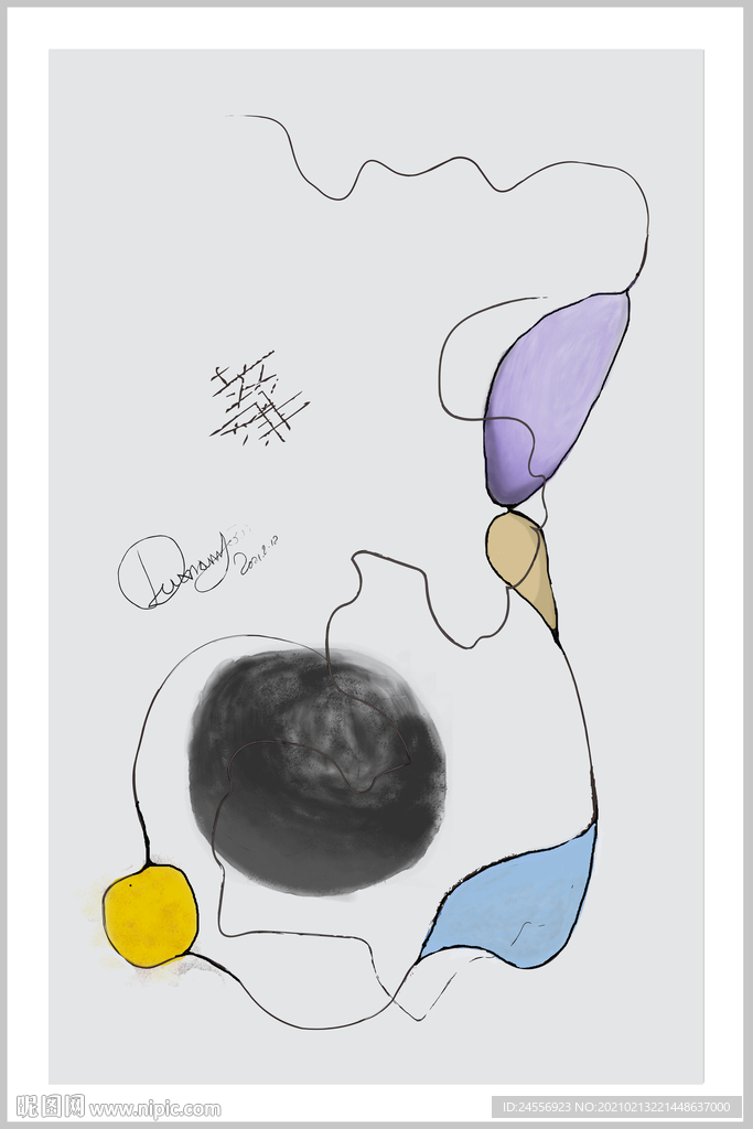 抽象画