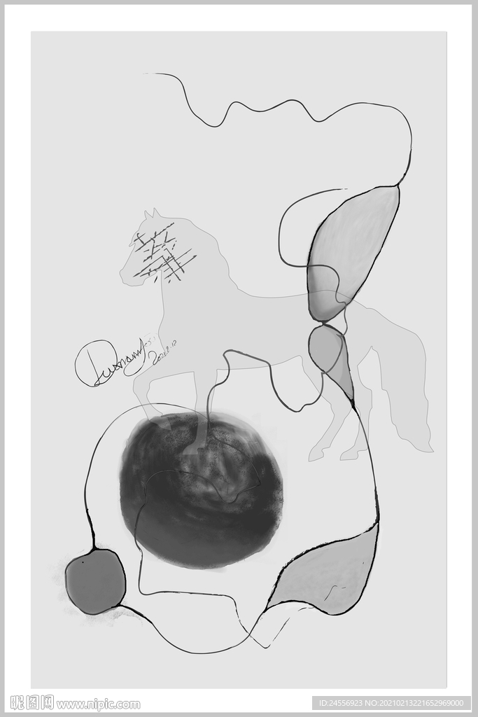 抽象画