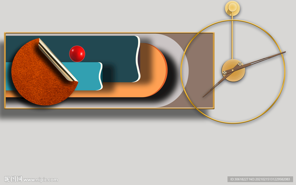 个性创意艺术装饰挂钟组合装饰画