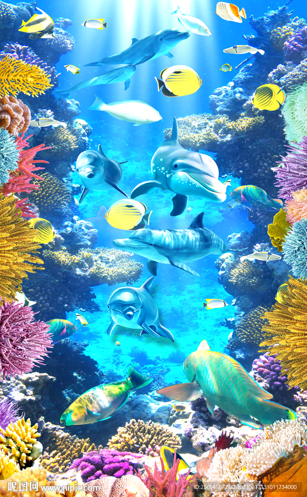 梦幻海底世界地画