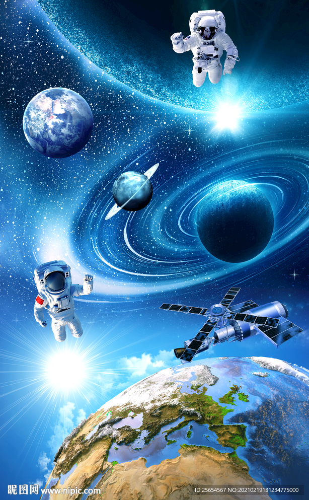 梦幻立体宇宙地画