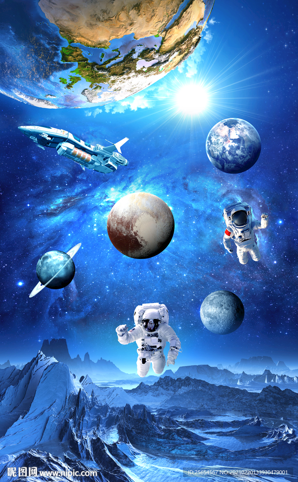 银河系太空3D地事