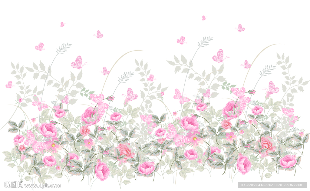 手绘花