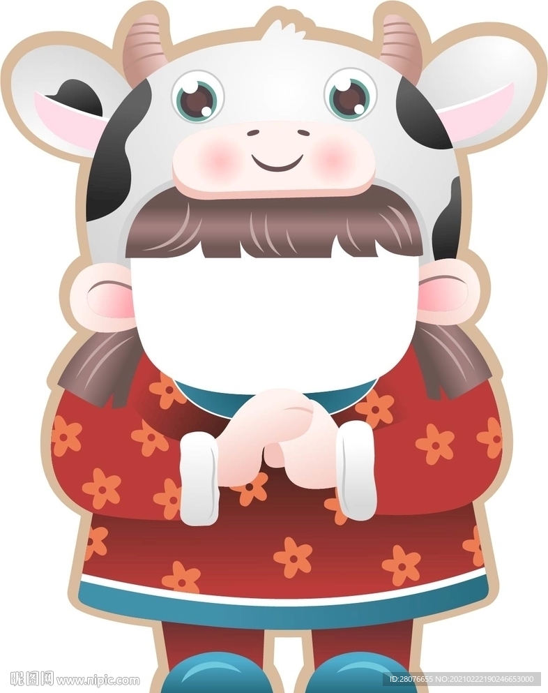 牛形象 卡通牛