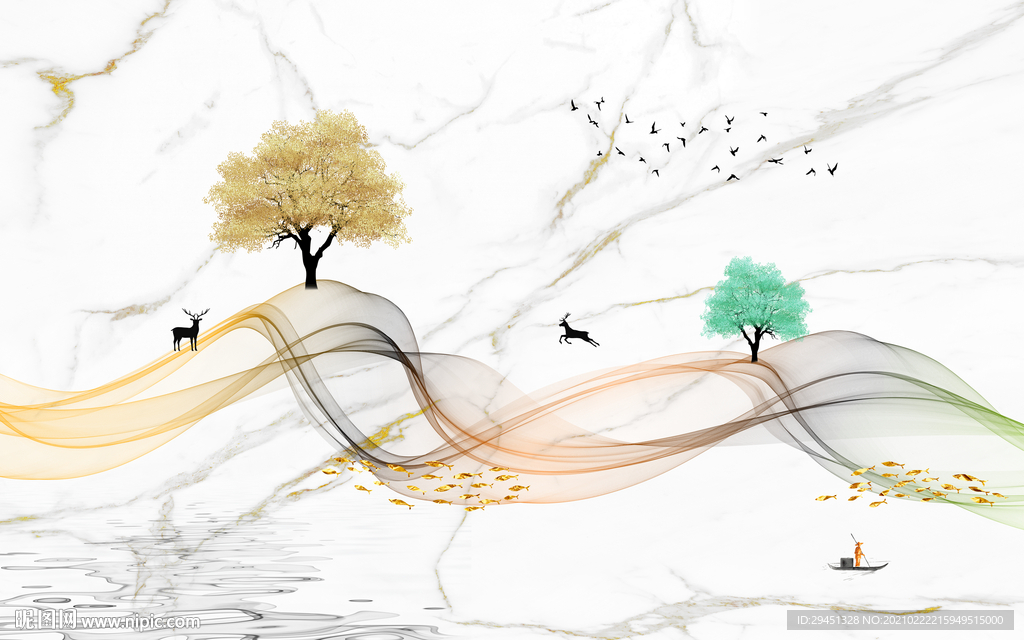 新款理石鱼肚白 TIF合层