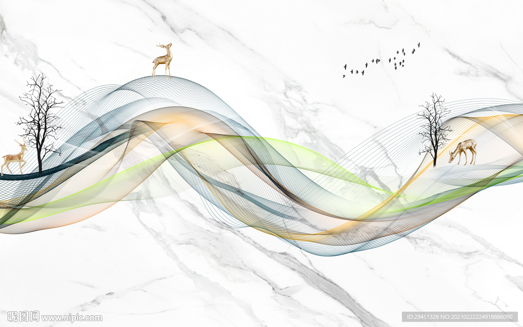 现代理石鱼肚白 TIF合层