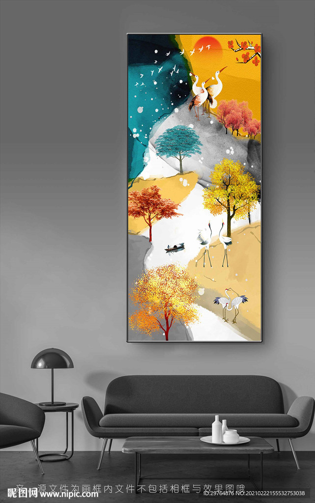 创意高档浓色彩油画装饰画