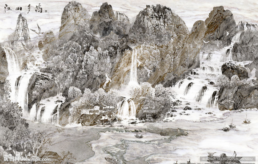 大理石纹 爵士白 大理石背景墙