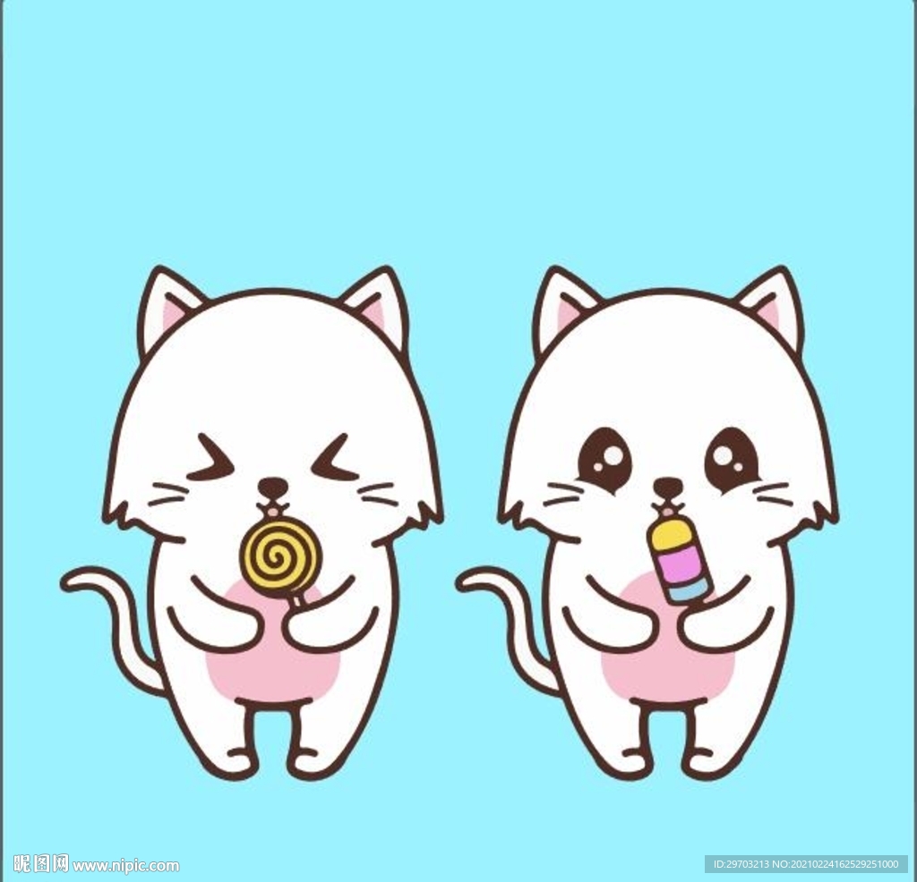 卡通小猫