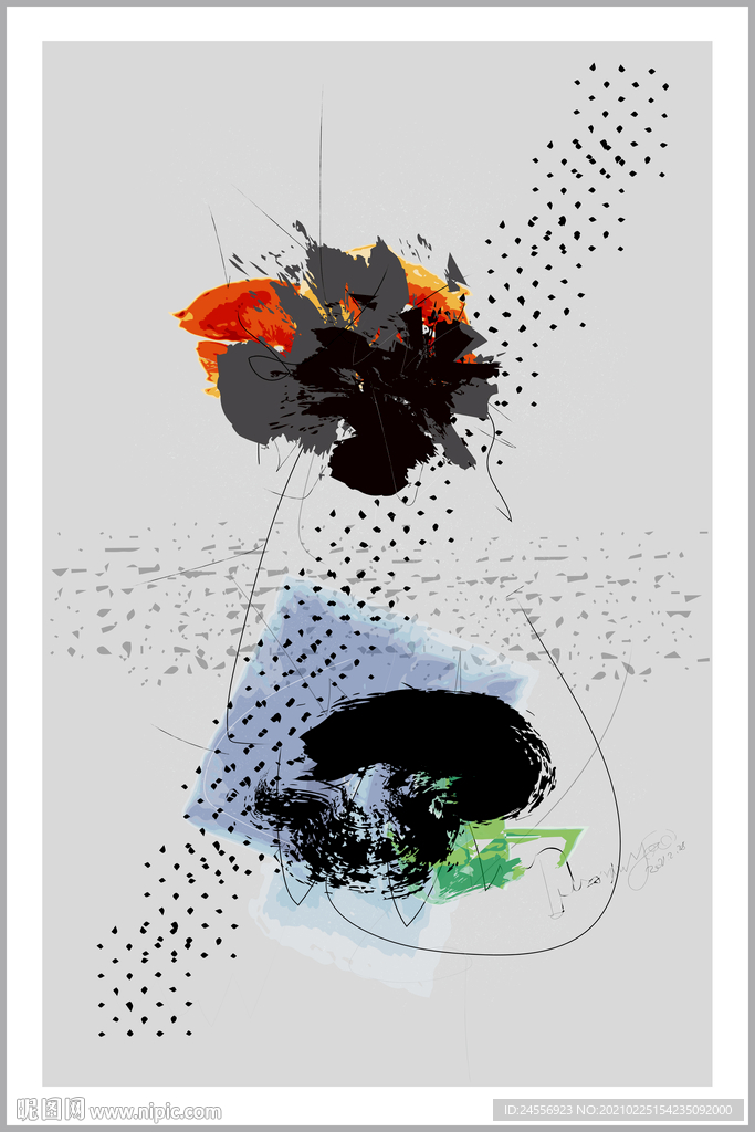 抽象画
