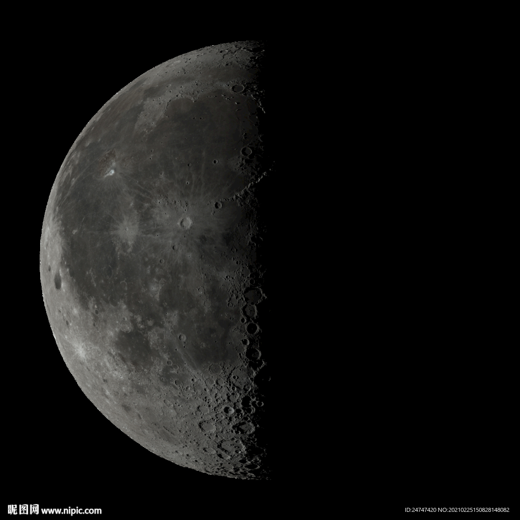 月亮 8K超清渲染图