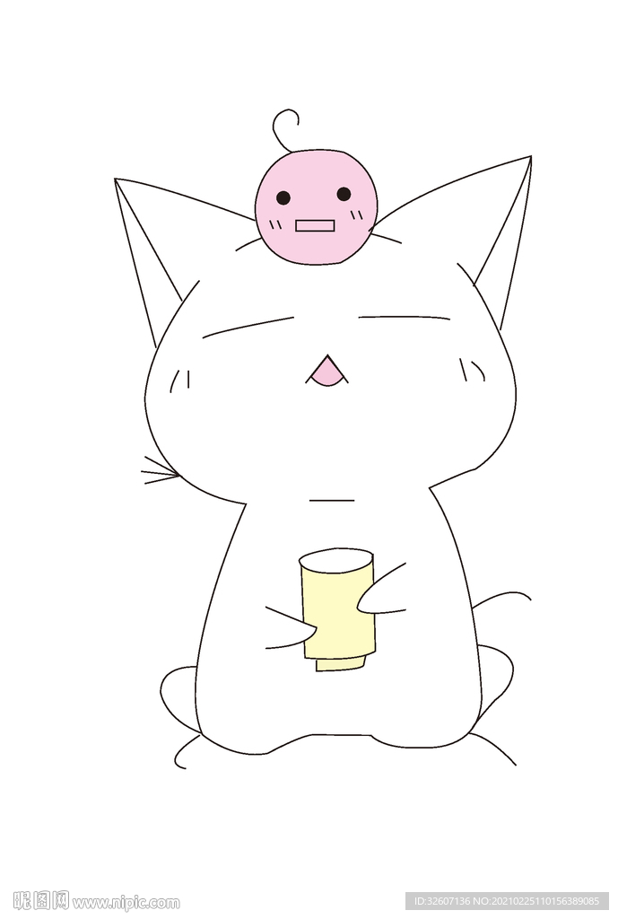 猫咪简笔画