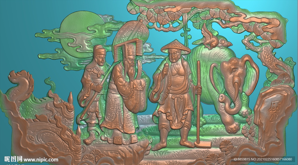 扫描 灰度 精雕 人物 24孝