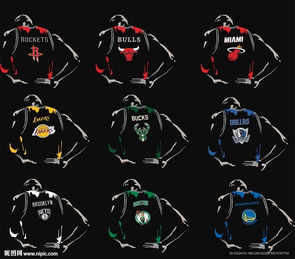 NBA各球队球衣
