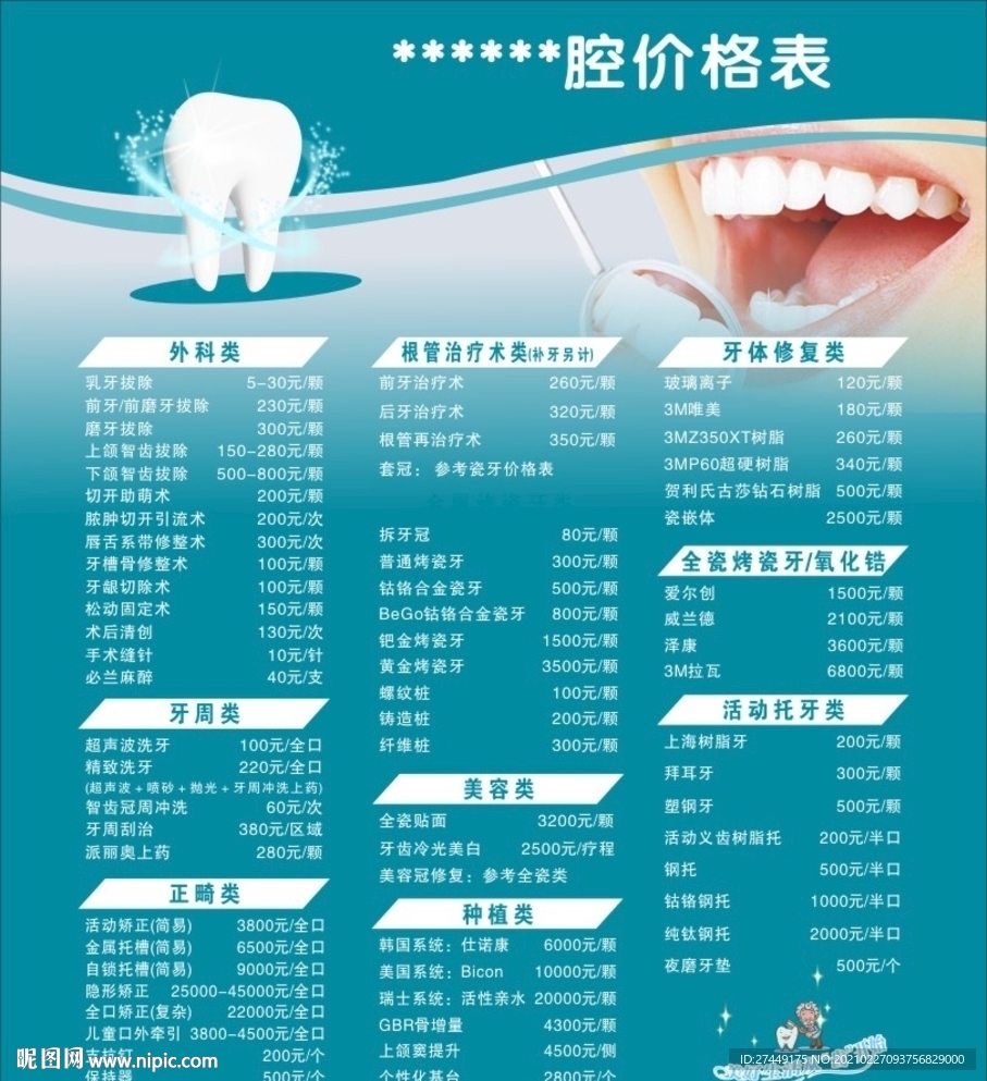牙医海报