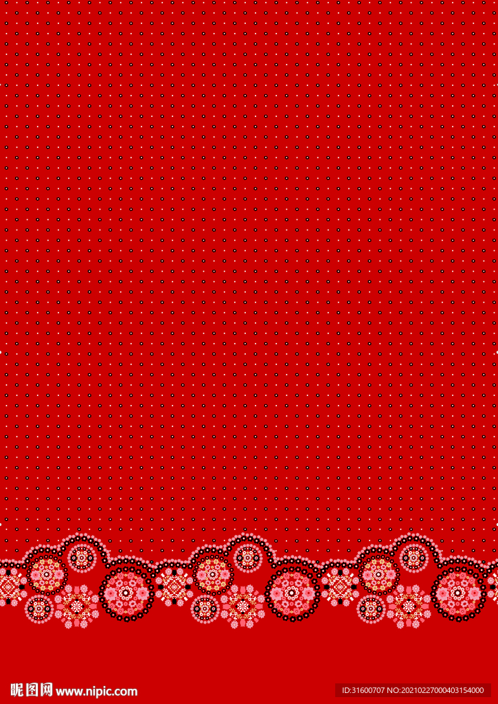 连衣裙印花图案