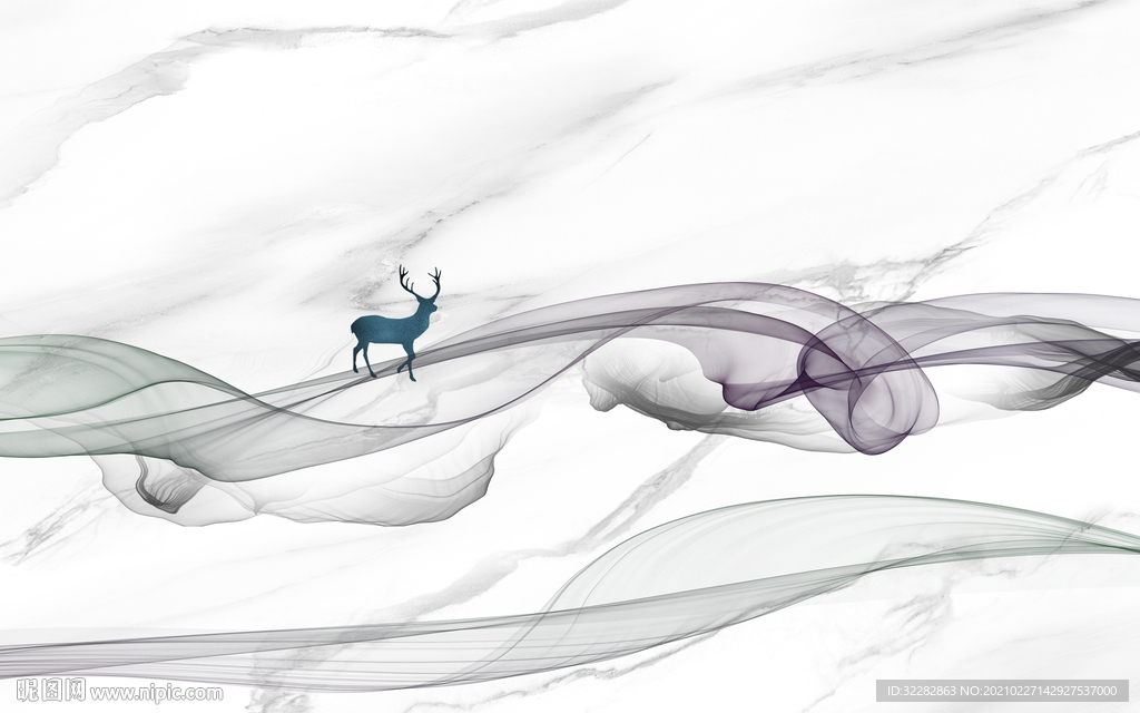 高档高清背景墙 文件分层