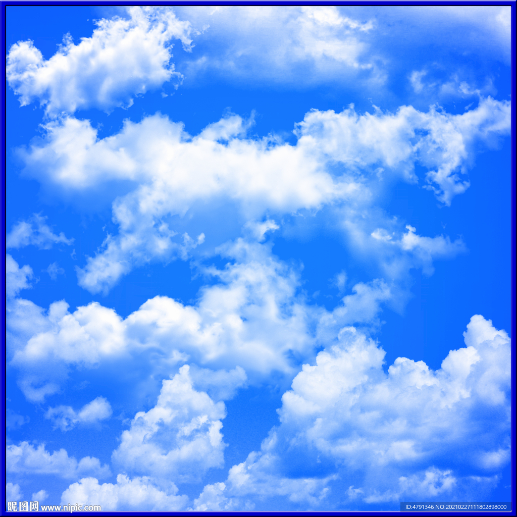 天空蓝天白云