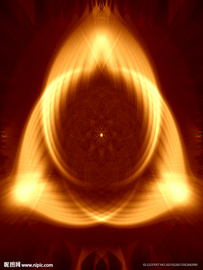 高清红色金色抽象背景