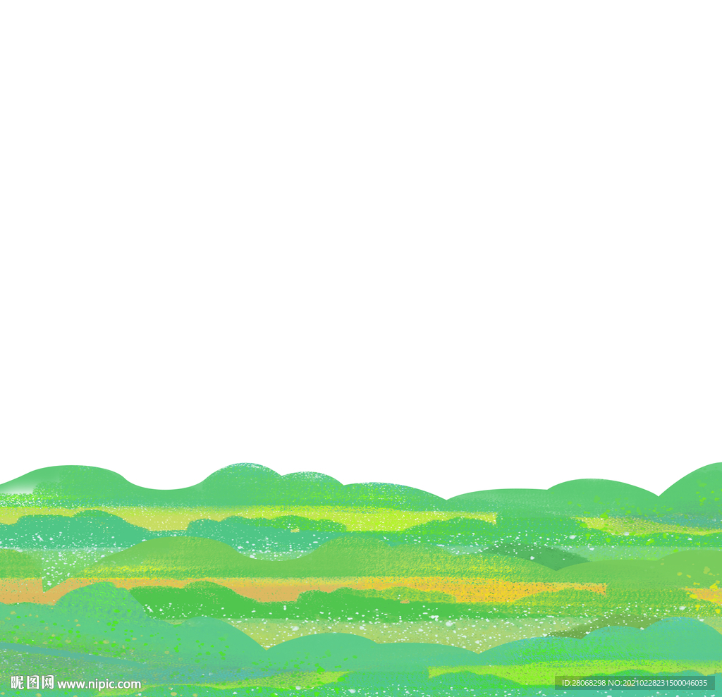 绿色大地装饰地表元素