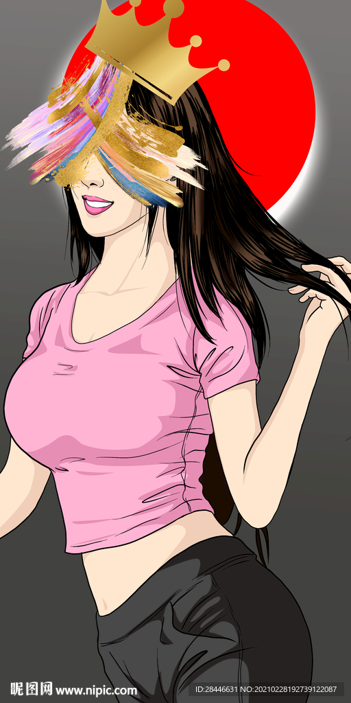 美女装饰画