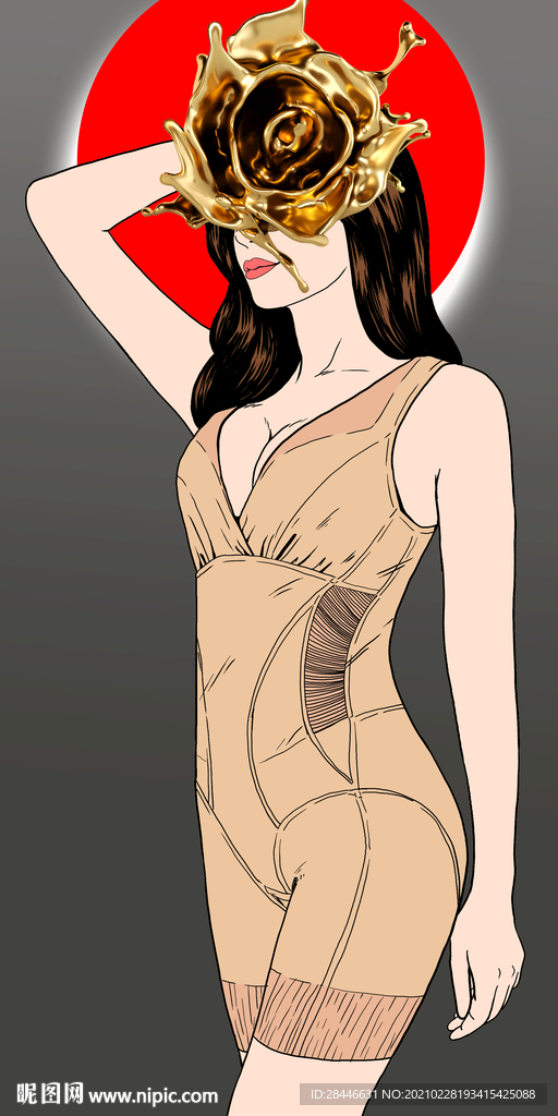 美女装饰画