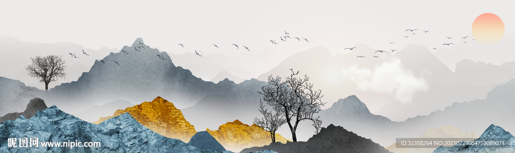 意境山水画