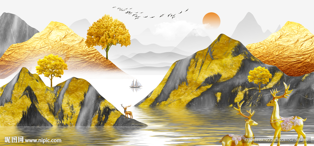 金山麋鹿发财树