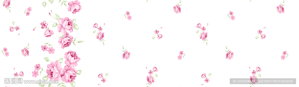 定位花花朵碎花花卉乱花定位