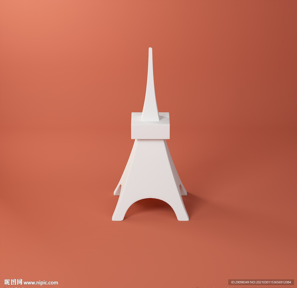 3D埃菲尔铁塔模型