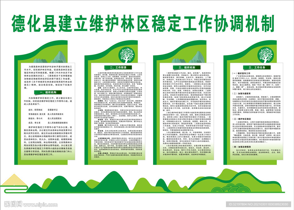 林业制度文化墙