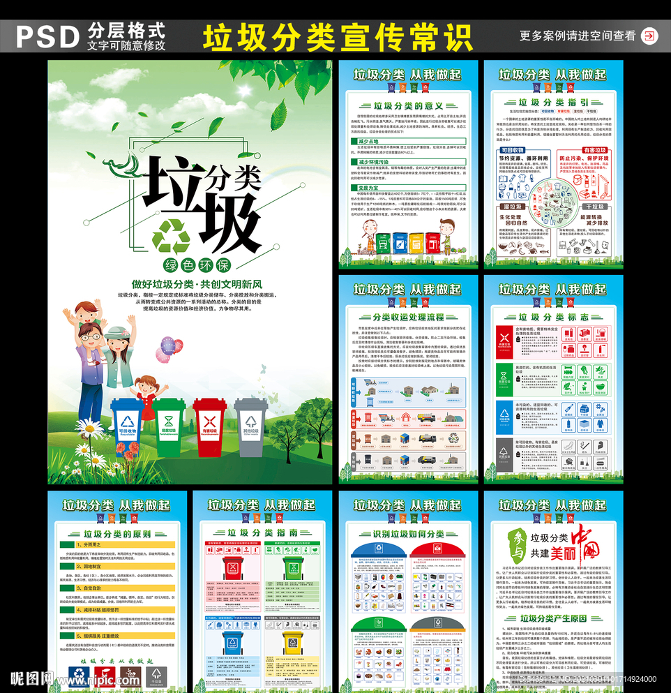 垃圾分类宣传栏