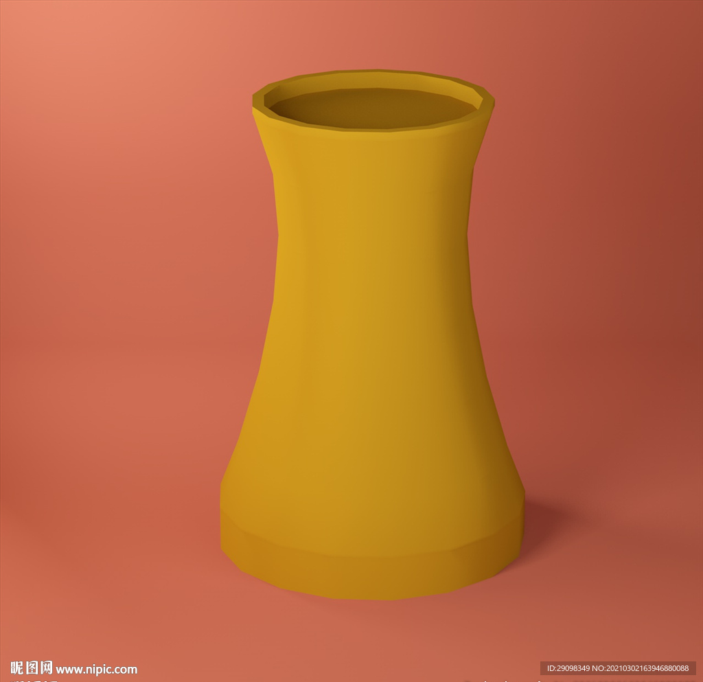 3D陶瓷瓶模型
