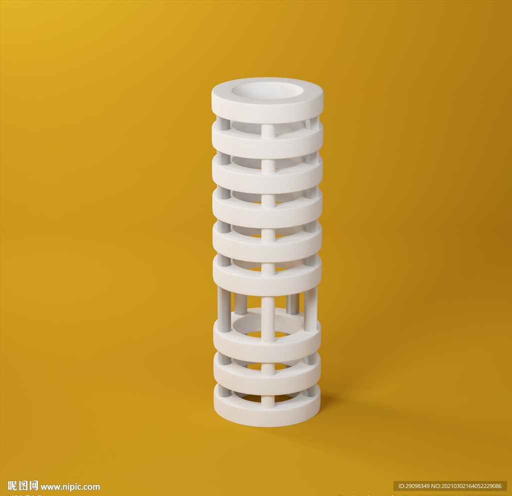 3D节能灯泡模型