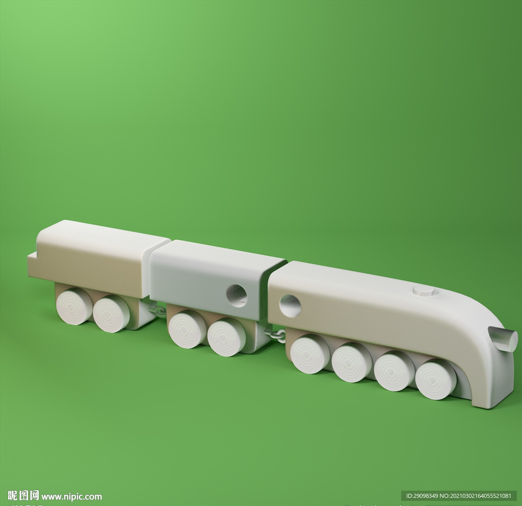3D火车模型设计