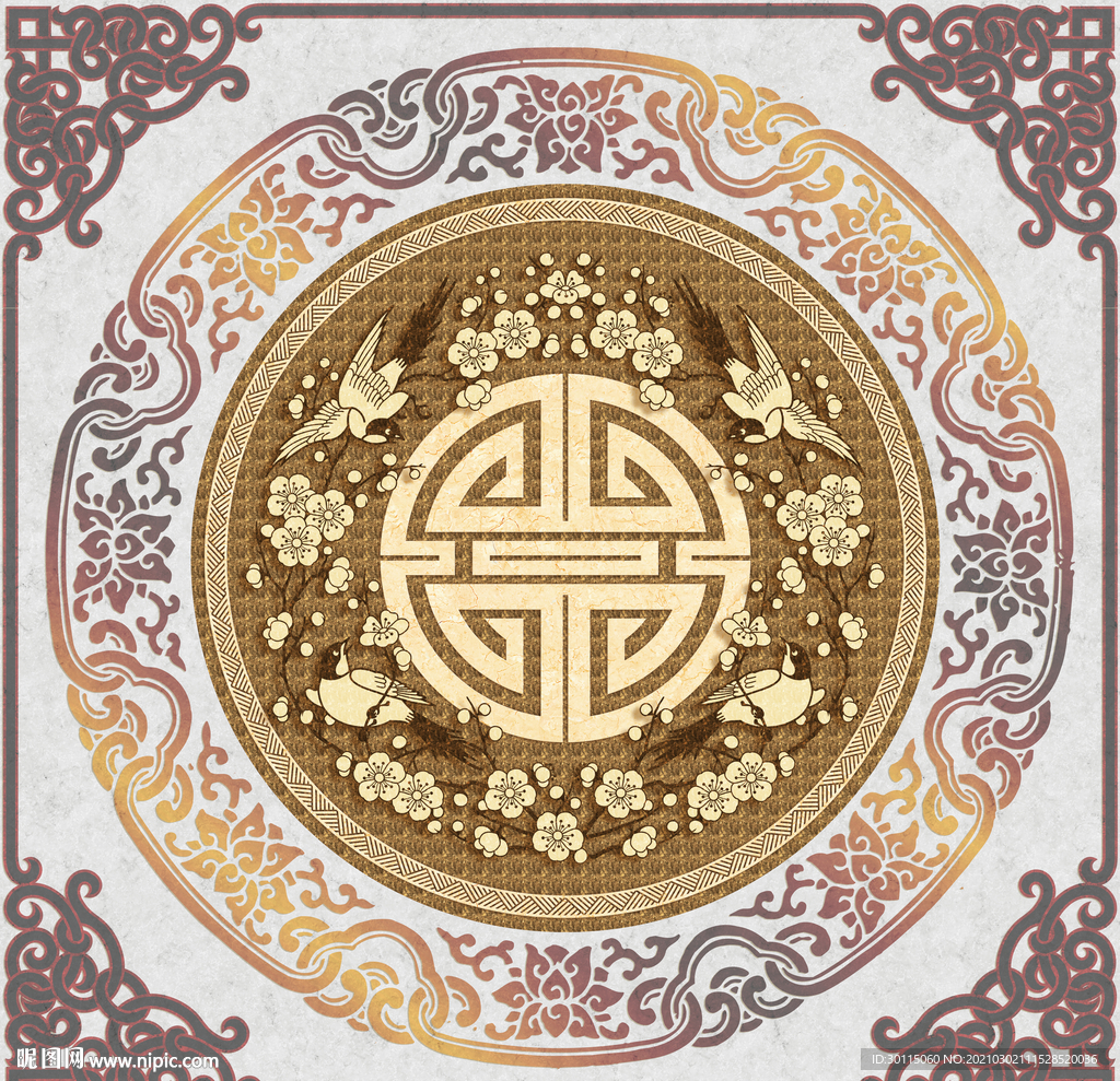 精美瓷砖拼花图案