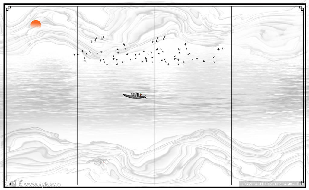 意境山水画